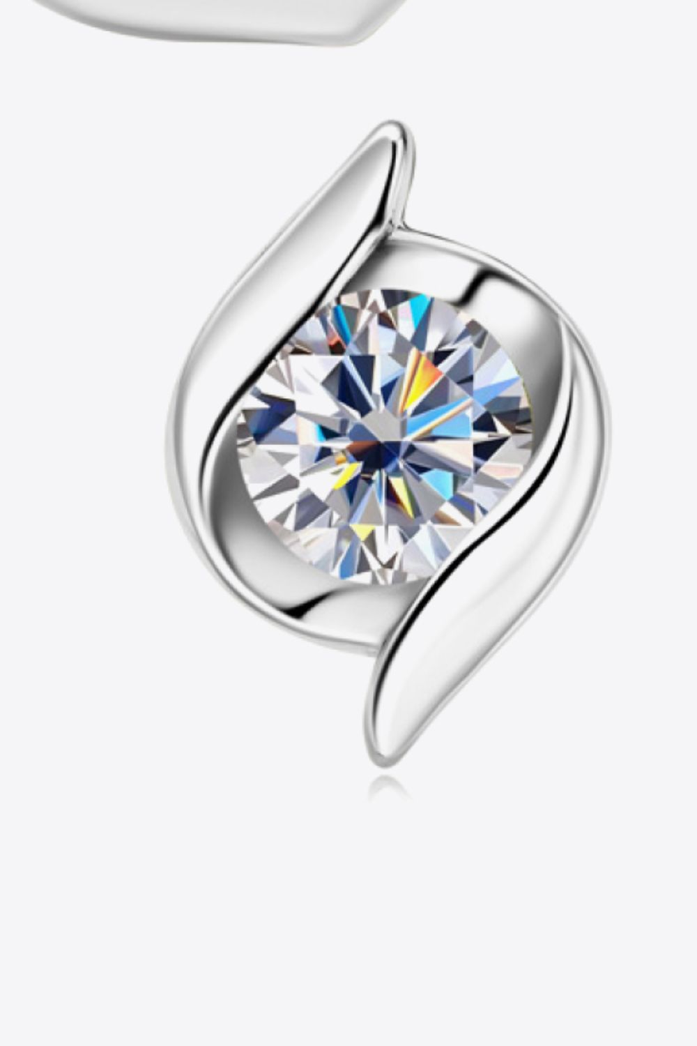 1 Carat Sparkala™ Platinum-Plated 925 Sterling Silver Stud Earrings - DestGlow