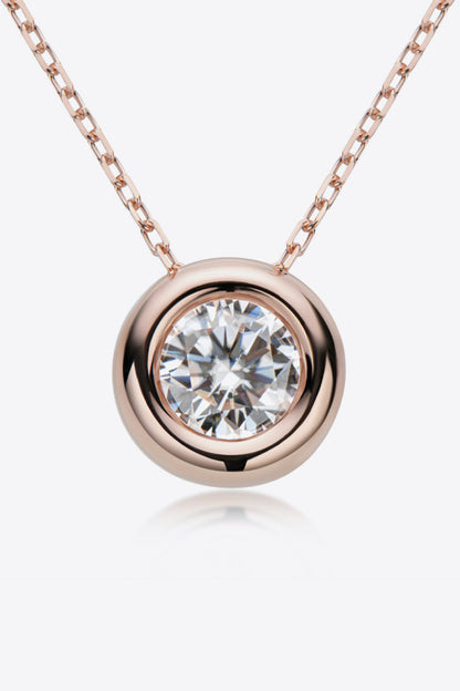 Adored 1 Carat Sparkala™ Pendant 925 Sterling Silver Necklace (Platinum-Plated Fine Silver) - DestGlow