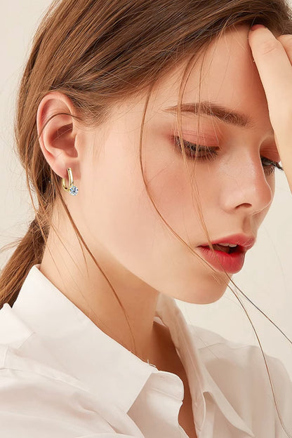 2 Carat Sparkala™ Platinum-Plated 925 Sterling Silver Earrings - DestGlow