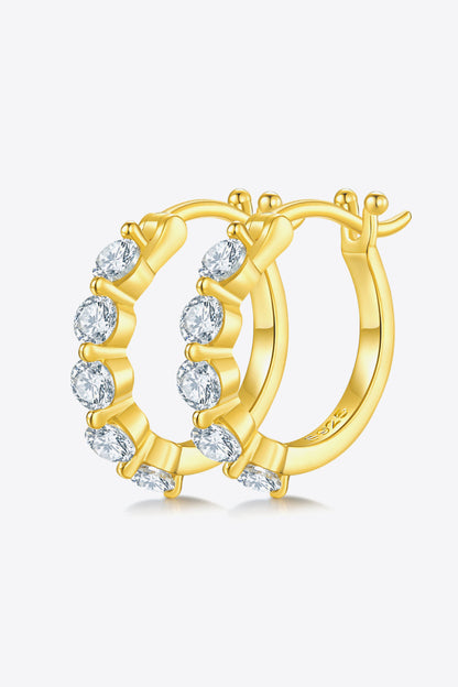 Adored 1 Carat Sparkala™ Platinum-Plated 925 Sterling Silver Earrings - DestGlow