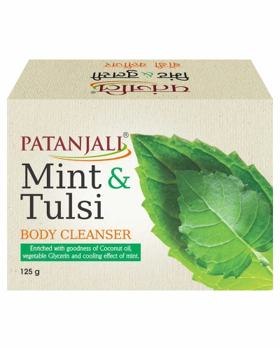 Patanjali Mint - Tulsi Body Cleanser Soap 125 gm