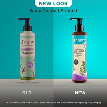 Pilgrim Spanish Rosemary &amp; Biotin Anti Hairfall Shampoo For Reducing Hair Loss &amp; Breakage