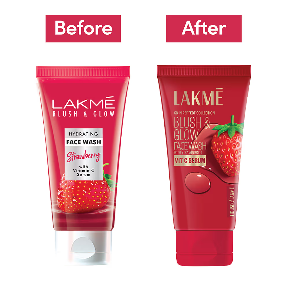 Lakme Blush &amp; Glow Strawberry Freshness Gel Face Wash