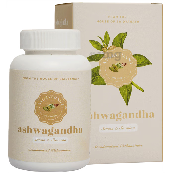 Baidyanath Jhansi Ayuvedant Ashwagandha Tablets