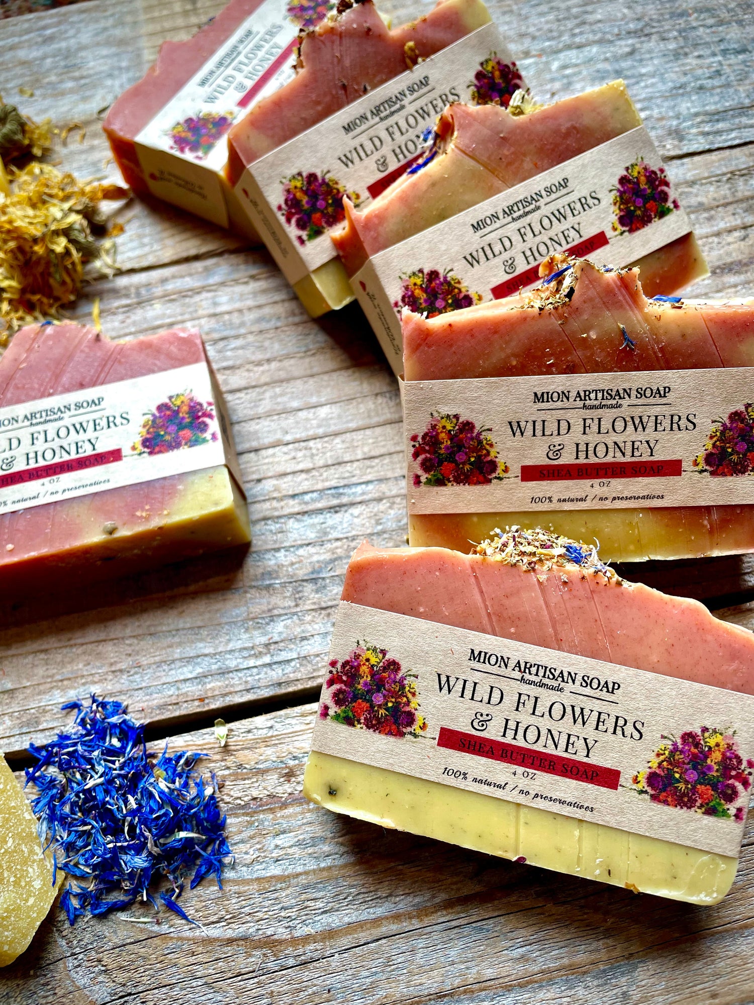 Wild Flowers &amp; Honey | Shea Butter Soap by MION Artisan Soap Co.