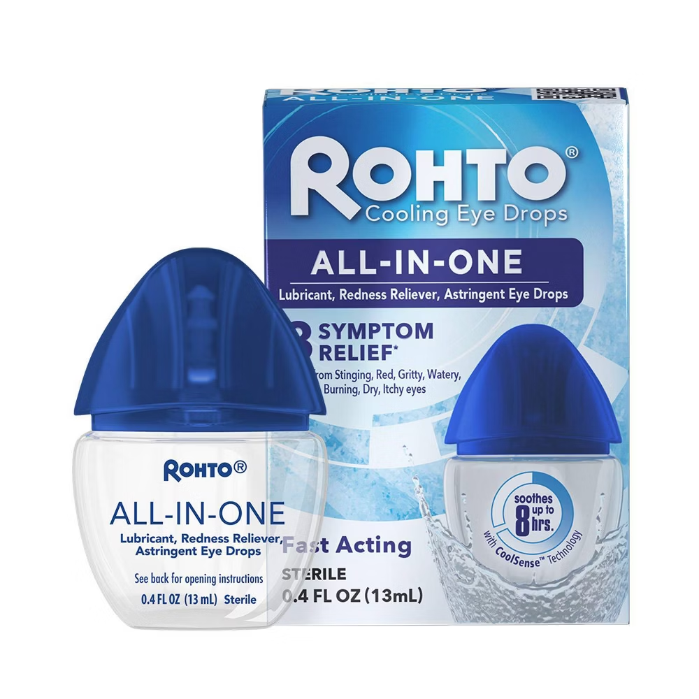 Rohto Multi-Symptom Relief Cooling Eye Drops - 4 Oz by Pasteur Pharmacy