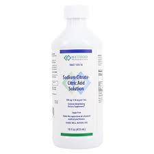 Sod Cit/Cit Ac Sl 500-334/5 473Ml by Pasteur Pharmacy