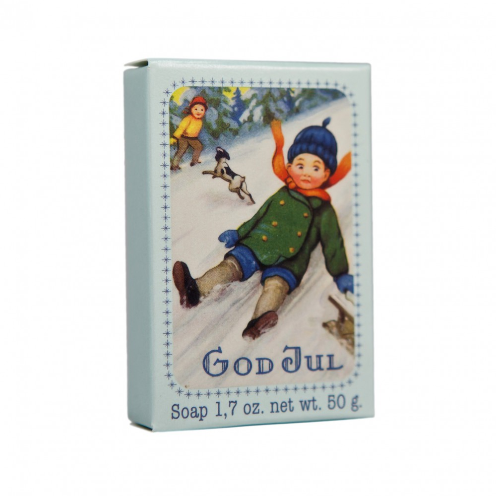 Victoria God Jul Merry Christmas Angel Box 1.7 Oz 50g Bar Of Soap by Pasteur Pharmacy