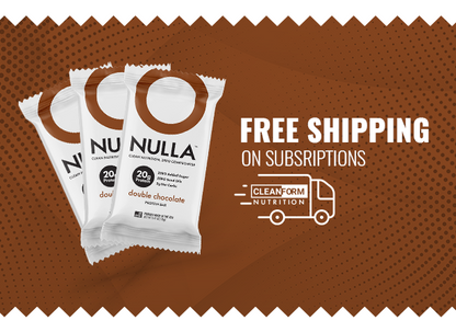 CleanForm Nutrition Nulla Protein Bar - 2 Flavors - Box of 12 by CleanForm Nutrition
