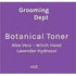 Grooming Dept Lavender Hydrosol Botanical Toner 4 Oz