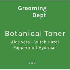 Grooming Dept Peppermint Hydrosols Botanical Toner 4 Oz