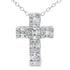 .50ct Diamond Cross Religious Pendant 10KT White Gold by Bids.com