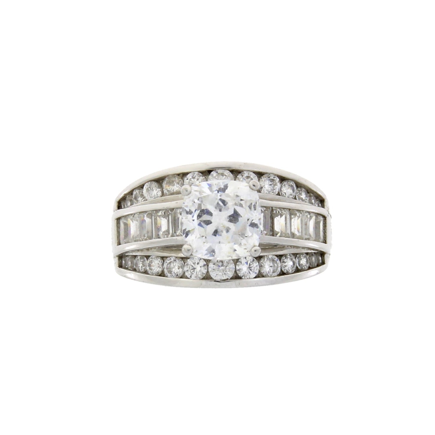 Genuine Cubic Zirconium CZ SS Bridal Sterling Silver by Bids.com