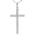 .25ct Diamond Cross Religious Pendant 14KT White Gold by Bids.com