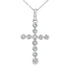 .20ct Diamond Cross Religious Pendant 14KT White Gold by Bids.com