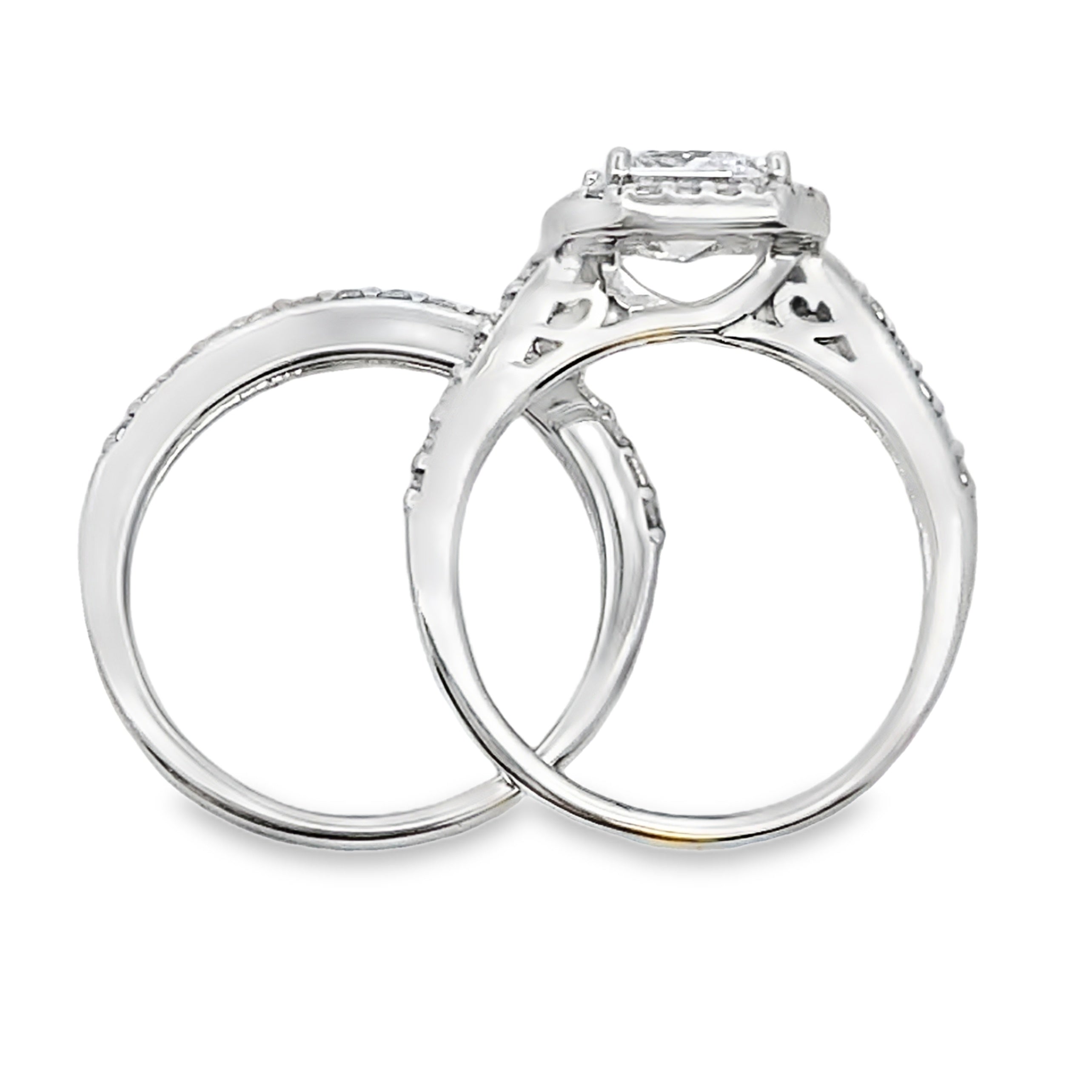 Natural Cubic Zirconia CZ SS Bridal Sterling Silver by Bids.com