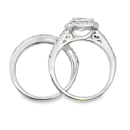 Natural Cubic Zirconia CZ SS Bridal Sterling Silver by Bids.com