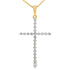 .21ct Diamond Cross Religious Pendant 14KT Yellow Gold by Bids.com