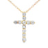 .19ct Diamond Cross Religious Pendant 14KT Yellow Gold by Bids.com