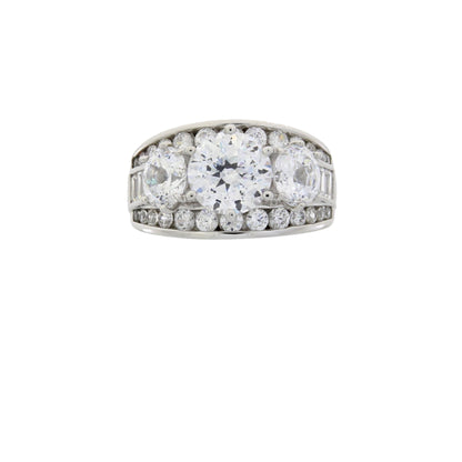 Genuine Cubic Zirconium CZ SS Bridal Sterling Silver by Bids.com