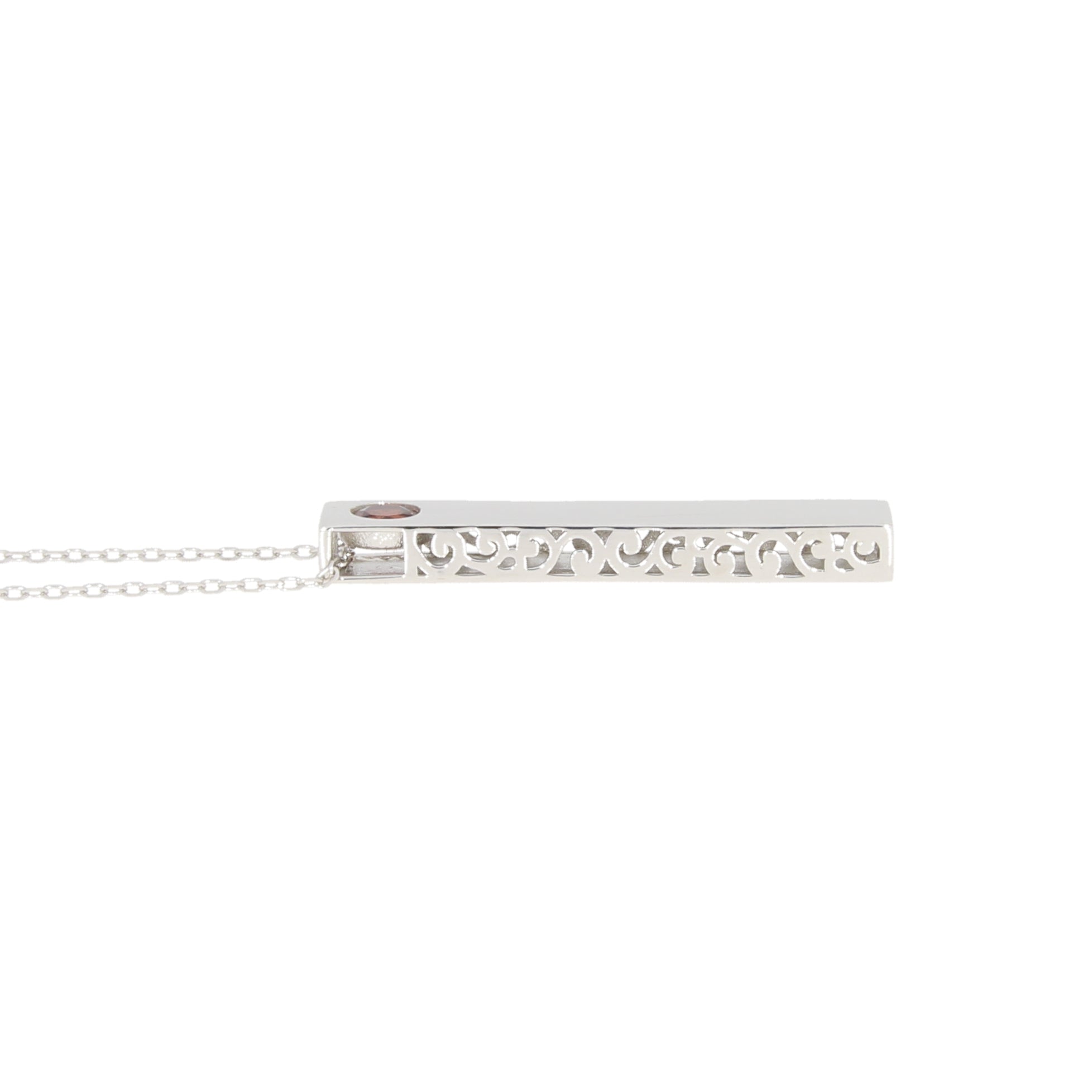 Genuine Garnet Fashion Pendants Sterling Silver by Bids.com