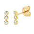 .09ct Diamond Diamond Dangle Earrings 14KT Yellow Gold by Bids.com