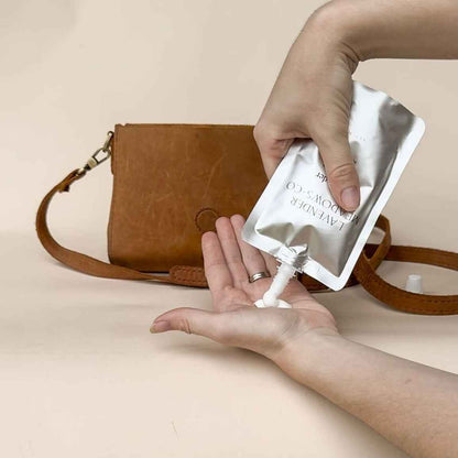 Lavender Body Cream Purse Pouch