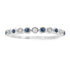 Sapphire Diamond stackable band set 14KT White Gold by Bids.com
