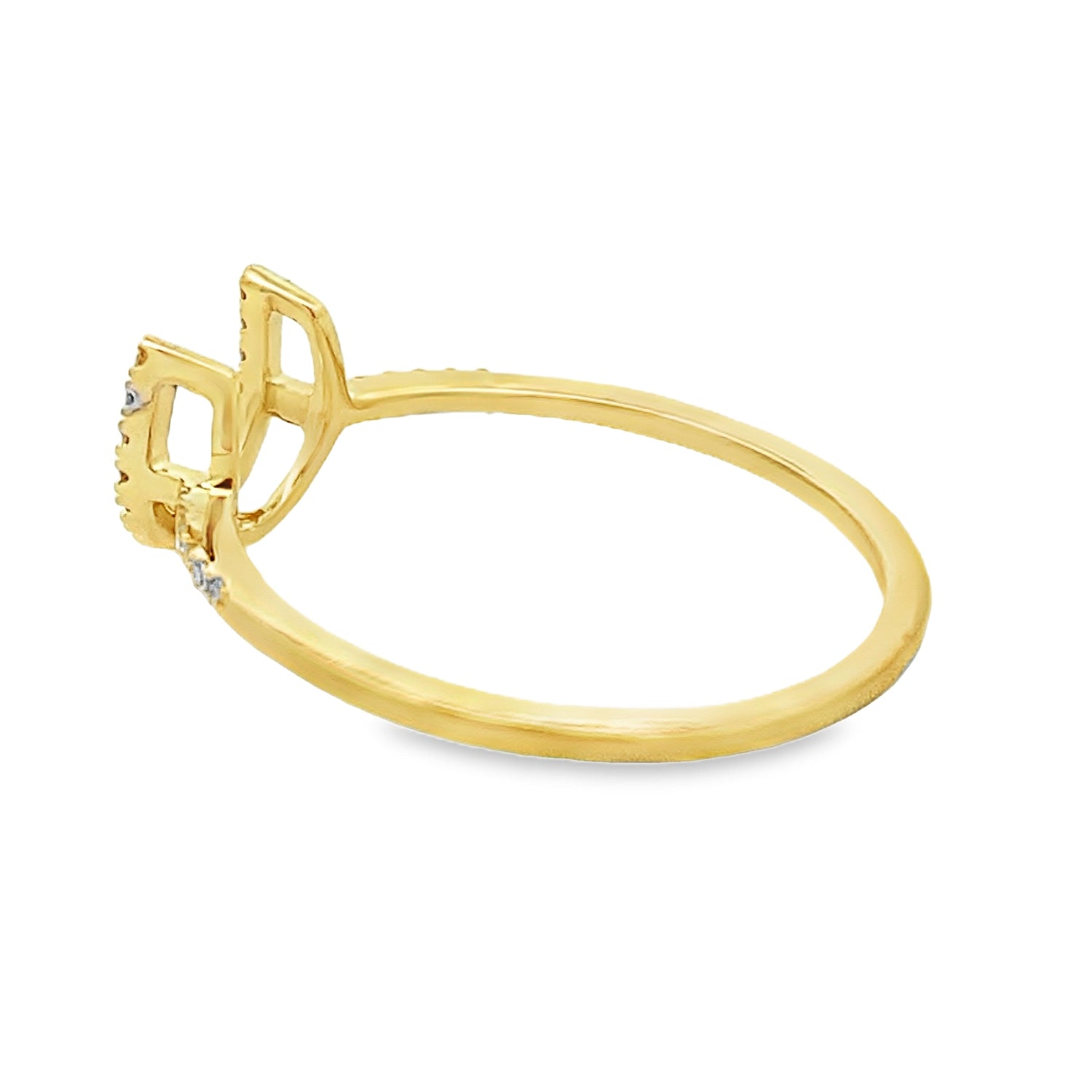 Genuine .10ct Diamond Ring 14KT Yellow Gold by Bids.com