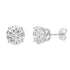 3.00ct Lab Grown Diamond Stud Earrings 14KT White Gold by Bids.com