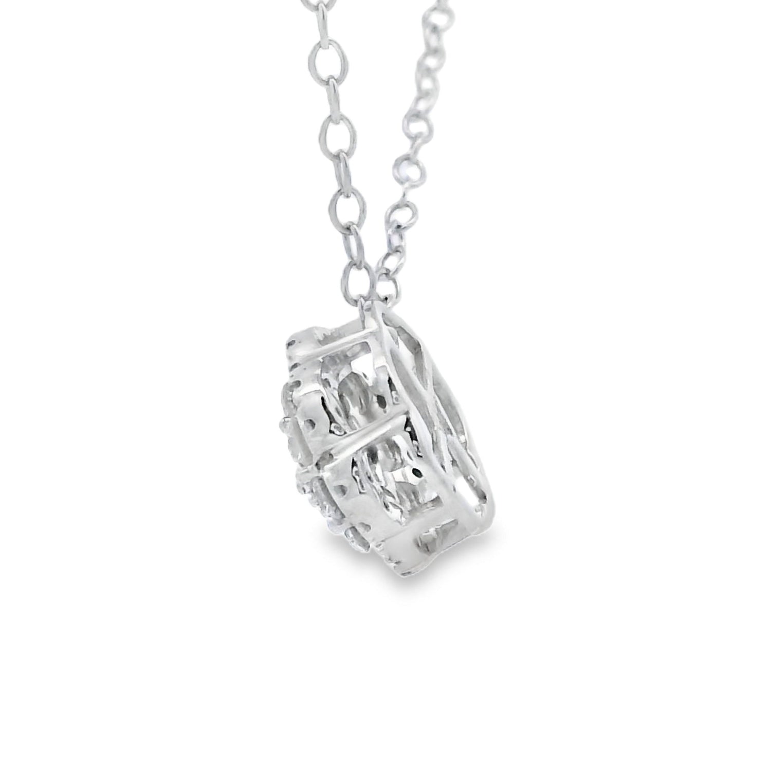 Natural .25ct Diamond Fashion Pendants 10KT White Gold by Bids.com