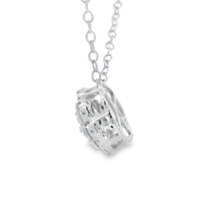 Natural .25ct Diamond Fashion Pendants 10KT White Gold by Bids.com