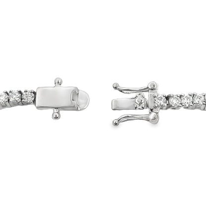Moissanite Malachite Tennis Bracelet Sterling Silver