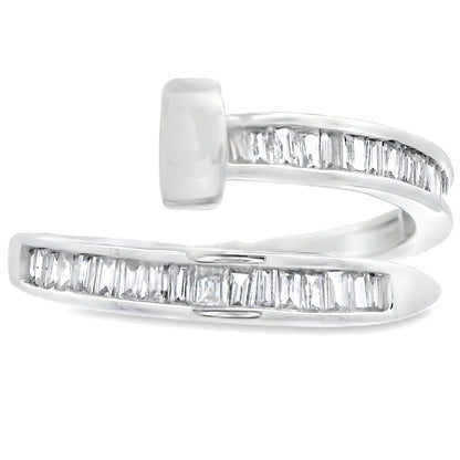 Natural .35ct Diamond Ring 14KT White Gold by Bids.com