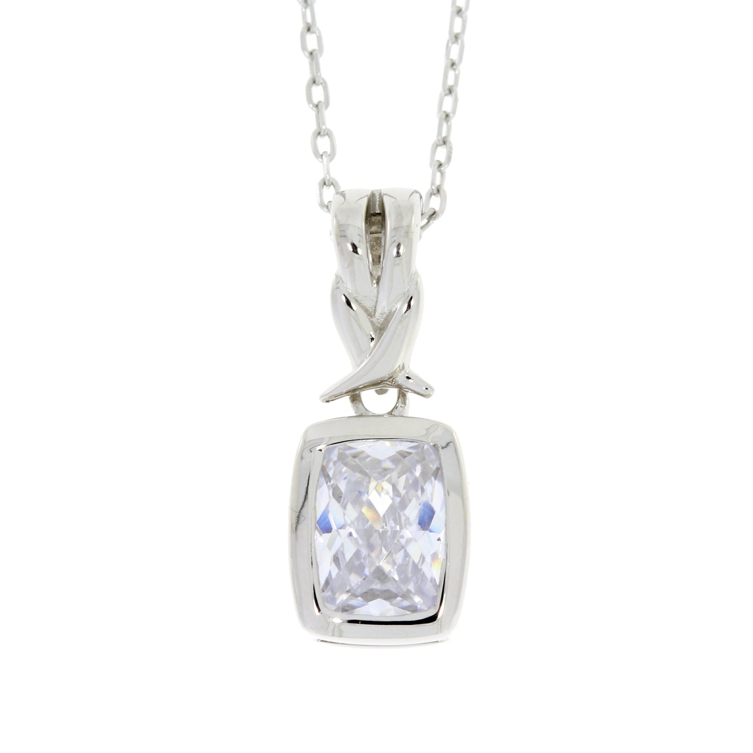 Cubic Zirconium Fashion Pendants Sterling Silver by Bids.com