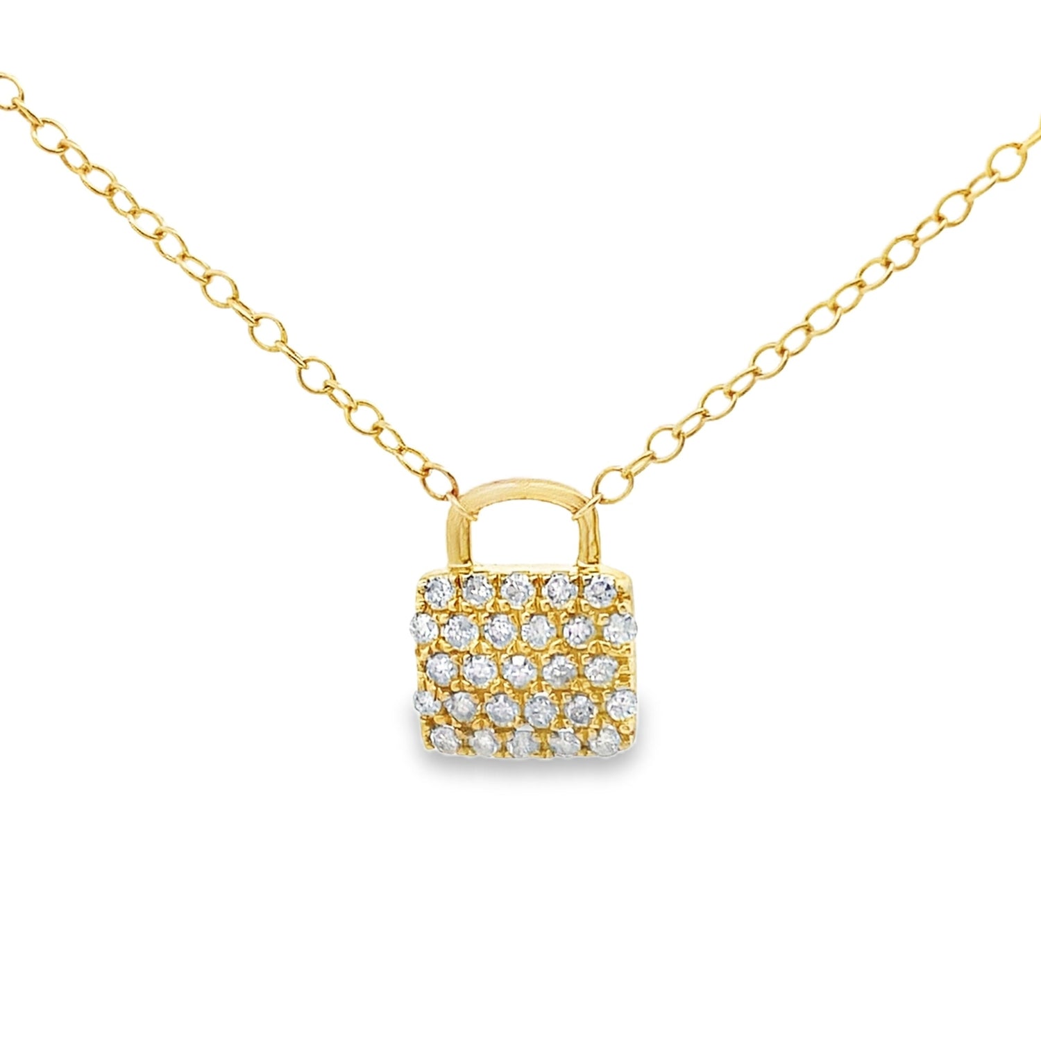 Natural .20ct Diamond Fashion Pendants 10KT Yellow Gold by Bids.com