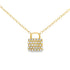 Natural .20ct Diamond Fashion Pendants 10KT Yellow Gold by Bids.com