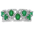 Natural 1.82ct Emerald Zircon Ring Sterling Silver by Bids.com