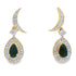 .55ct Onyx Diamond Dangle Earrings 10KT Yellow Gold by Bids.com