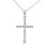 .19ct Diamond Cross Religious Pendant 14KT White Gold by Bids.com