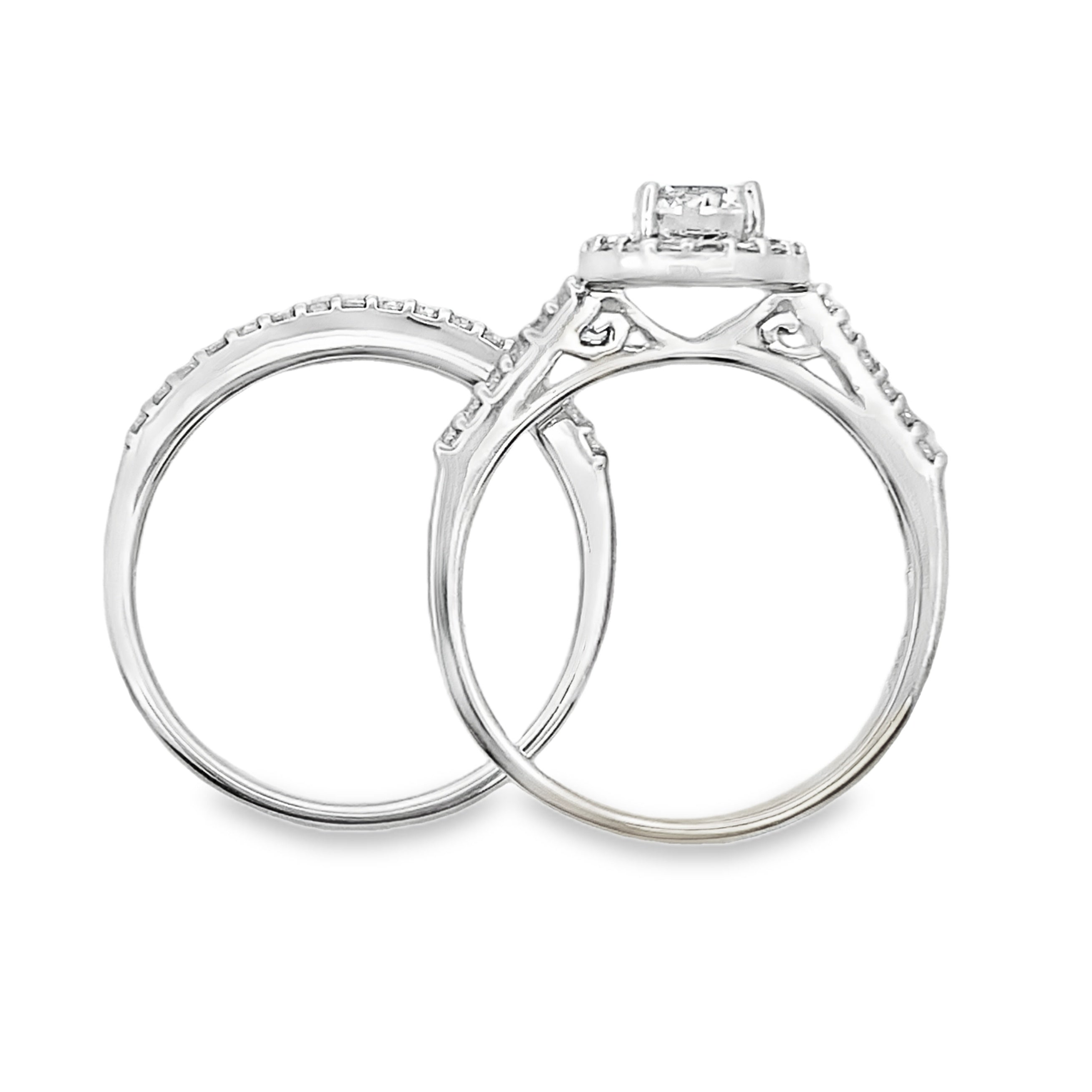 Genuine Cubic Zirconia CZ SS Bridal Sterling Silver by Bids.com