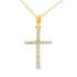 .19ct Diamond Cross Religious Pendant 14KT Yellow Gold by Bids.com