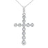 .50ct Diamond Cross Religious Pendant 14KT White Gold by Bids.com