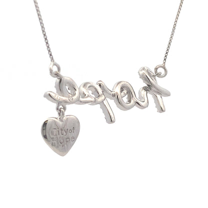 .30ct Diamond Heart Love Pendant Sterling Silver by Bids.com