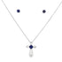 Genuine Created Sapphire Jewelry sets Sterling Silver by Bids.com