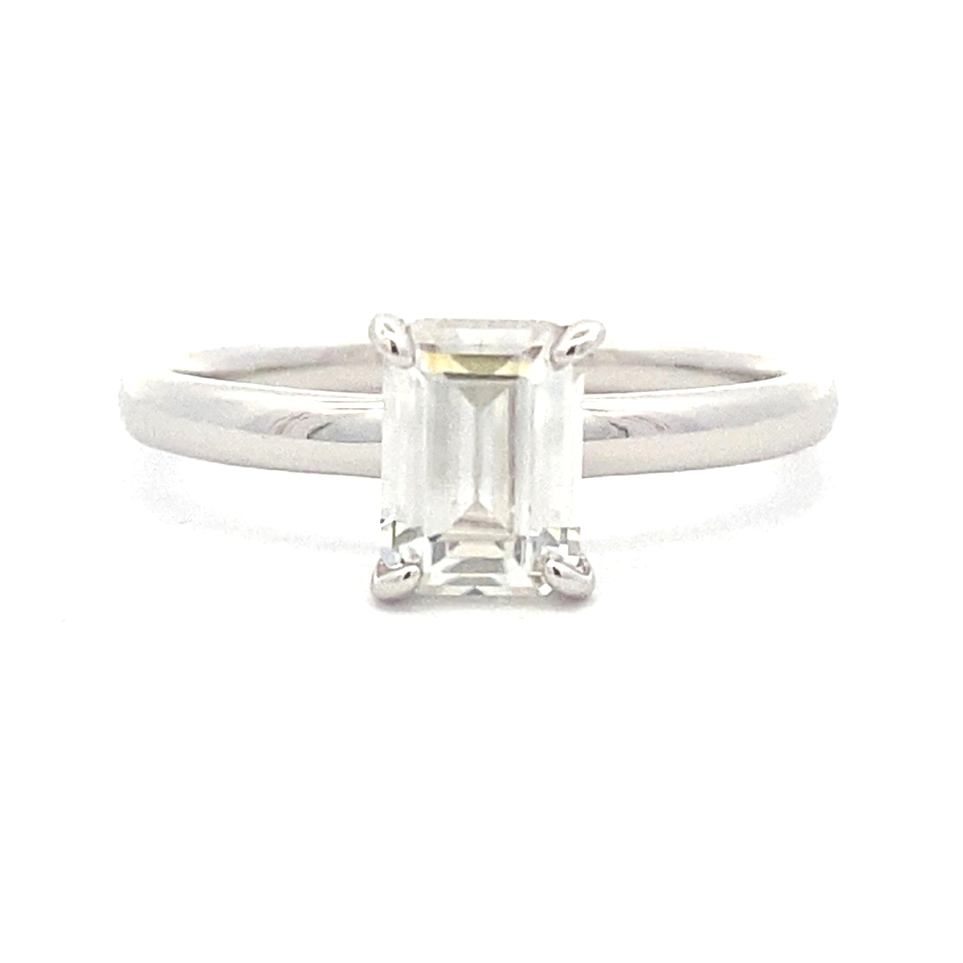 Natural .98ct Moissanite Sterling Silver by Bids.com
