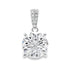 Natural 3.00ct Moissanite Pendant Sterling Silver by Bids.com