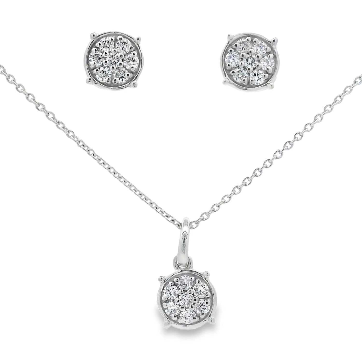 .63ct Lab Grown Diamond Jewelry sets Sterling Silver