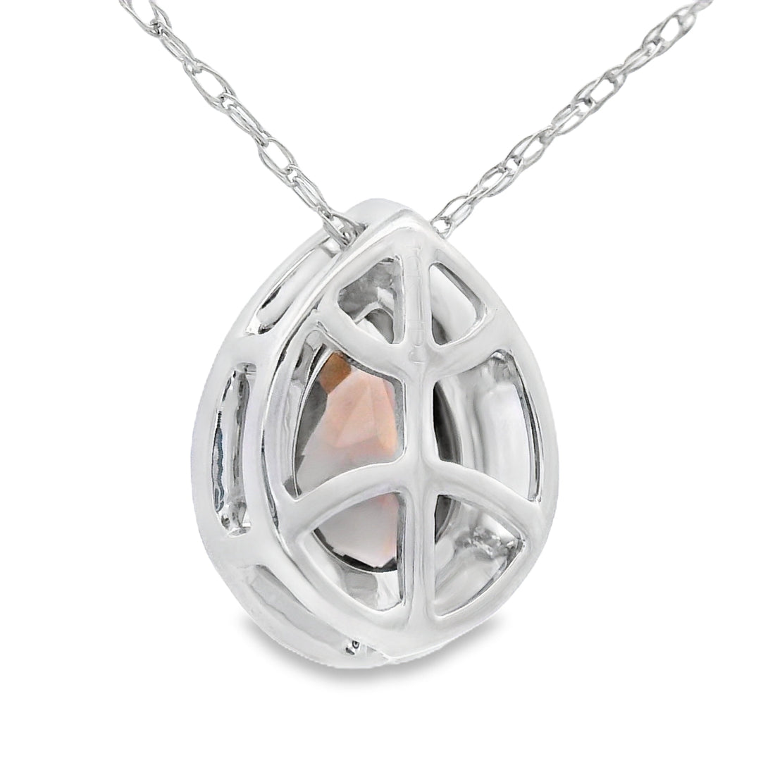 .39ct Quartz Diamond Fashion Pendants 10KT White Gold by Bids.com