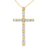 .50ct Diamond Cross Religious Pendant 14KT Yellow Gold by Bids.com